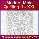 A Modern Mola Quilting II Design Pack