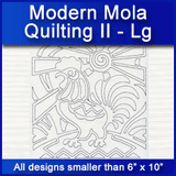 A Modern Mola Quilting II Design Pack