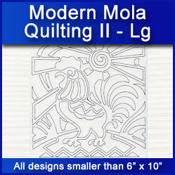 A Modern Mola Quilting II Design Pack