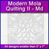 A Modern Mola Quilting II Design Pack