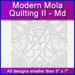 A Modern Mola Quilting II Design Pack