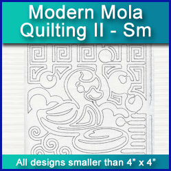 A Modern Mola Quilting II Design Pack