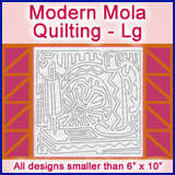 A Modern Mola Quilting Design Pack
