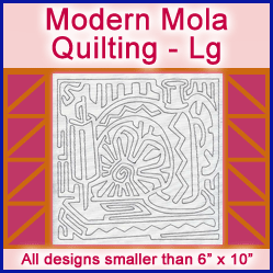 A Modern Mola Quilting Design Pack