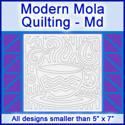 A Modern Mola Quilting Design Pack