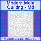 A Modern Mola Quilting Design Pack