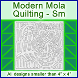 A Modern Mola Quilting Design Pack