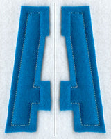 Collegiate Letter A (Crafty Cut Applique) (5 Inch)