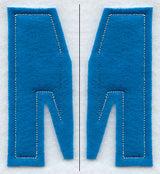 Collegiate Letter M (Crafty Cut Applique) (5 Inch)