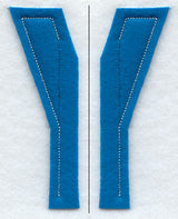 Collegiate Letter Y (Crafty Cut Applique) (5 Inch)