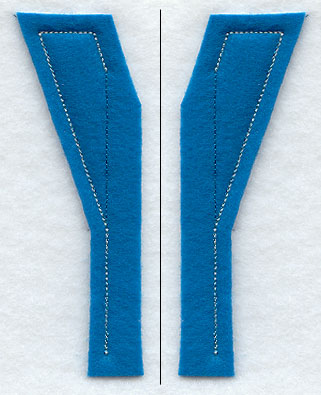 Collegiate Letter Y (Crafty Cut Applique) (5 Inch)