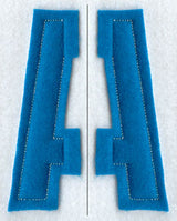 Collegiate Letter A (Crafty Cut Applique) (5 Inch)