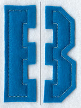 Collegiate Letter B (Crafty Cut Applique) (5 Inch)