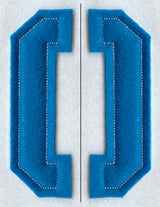 Collegiate Letter O (Crafty Cut Applique) (5 Inch)