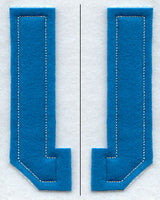 Collegiate Letter U (Crafty Cut Applique) (5 Inch)