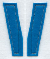 Collegiate Letter V (Crafty Cut Applique) (5 Inch)