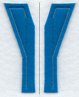 Collegiate Letter Y (Crafty Cut Applique) (5 Inch)