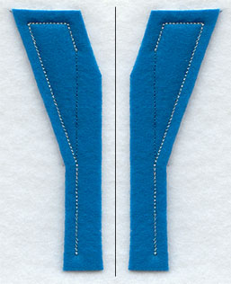 Collegiate Letter Y (Crafty Cut Applique) (5 Inch)