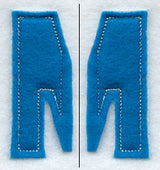 Collegiate Letter M (Crafty Cut Applique) (5 Inch)