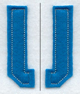 Collegiate Letter U (Crafty Cut Applique) (5 Inch)