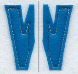 Collegiate Letter W (Crafty Cut Applique) (5 Inch)