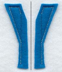 Collegiate Letter Y (Crafty Cut Applique) (5 Inch)