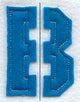 Collegiate Letter B (Crafty Cut Applique) (5 Inch)