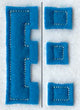 Collegiate Letter E (Crafty Cut Applique) (5 Inch)