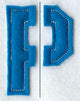 Collegiate Letter P (Crafty Cut Applique) (5 Inch)