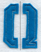 Collegiate Letter Q (Crafty Cut Applique) (5 Inch)