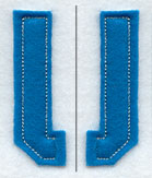 Collegiate Letter U (Crafty Cut Applique) (5 Inch)