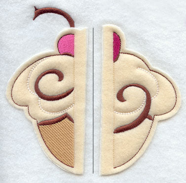 Sweet as a Cupcake (Split, Crafty Cut Applique)
