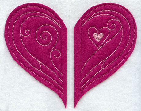 Loving Hearts (Split, Crafty Cut Applique)
