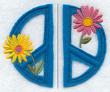 Peace, Love, and Flowers (Split, Crafty Cut Applique)
