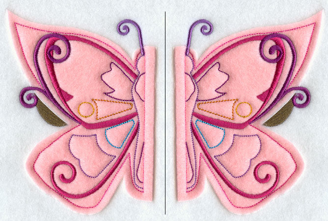 Fluttering Butterfly (Split, Crafty Cut Applique)