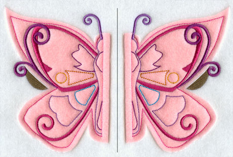 Fluttering Butterfly (Split, Crafty Cut Applique)