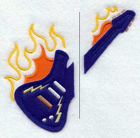 Rockin' Music Border (Split, Crafty Cut Applique)