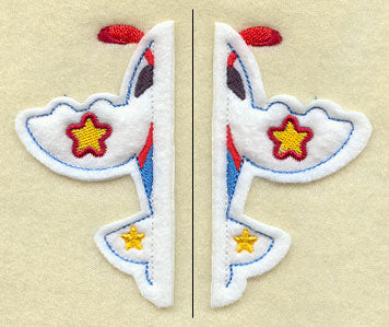 Zoom Airplane (Split, Crafty Cut Applique)