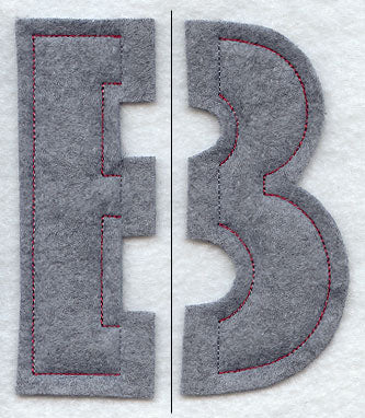 Collegiate Letter Beta (Crafty Cut Applique) (5 Inch)