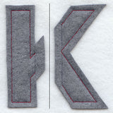 Collegiate Letter Kappa (Crafty Cut Applique) (5 Inch)