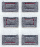 Collegiate Letter Xi (Crafty Cut Applique) (5 Inch)