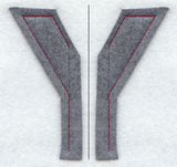 Collegiate Letter Upsilon (Crafty Cut Applique) (5 Inch)