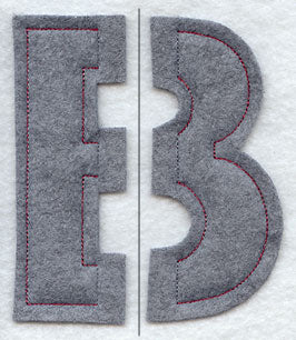 Collegiate Letter Beta (Crafty Cut Applique) (5 Inch)