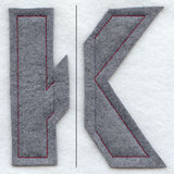 Collegiate Letter Kappa (Crafty Cut Applique) (5 Inch)