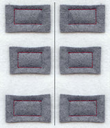 Collegiate Letter Xi (Crafty Cut Applique) (5 Inch)