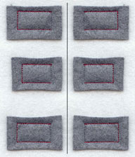 Collegiate Letter Xi (Crafty Cut Applique) (5 Inch)