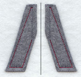 Collegiate Letter Lambda (Crafty Cut Applique) (5 Inch)