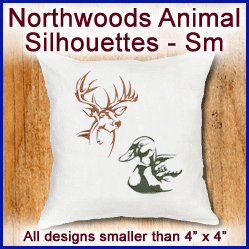 A Northwoods Animal Silhouettes Design Pack