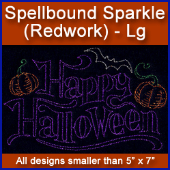 A Spellbound Sparkle (Redwork) Design Pack – Embroidery Library