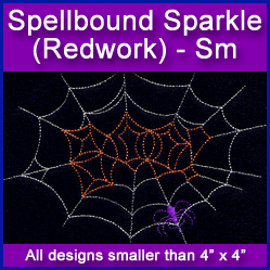 A Spellbound Sparkle (Redwork) Design Pack